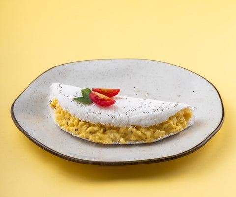 Tapioca de ovos mexidos